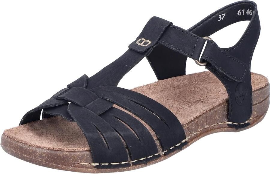 Merkloze Dames Sandalen Zwart Comfortabele Pasvorm