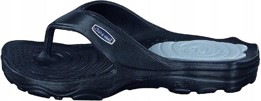 Merkloze Dames Teenslippers Zwart Grijs
