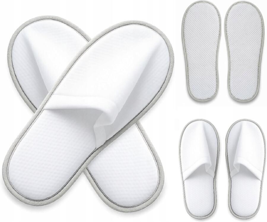 Merkloze Dikke Antislip Hotel Slippers 200 Stuks (100 Paren)