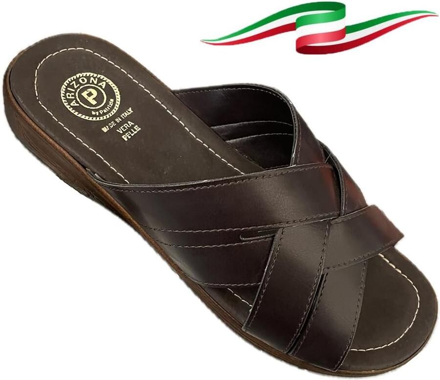 Merkloze Heren Instappers Zacht Leer Made in Italy Model