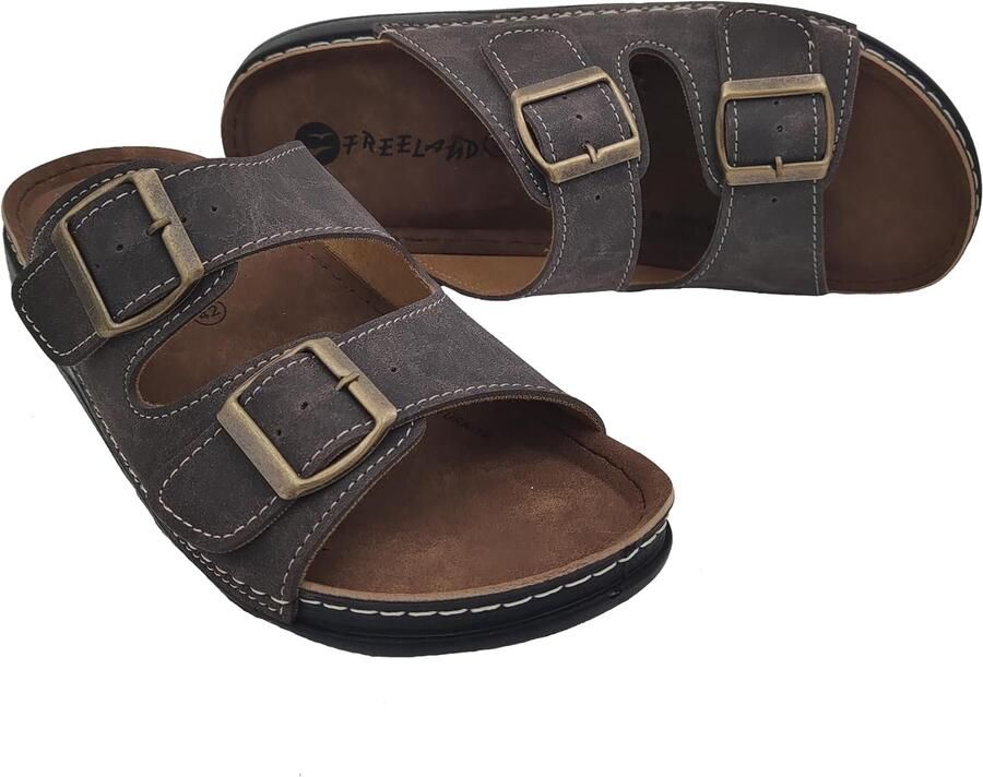 Merkloze Heren Leren Slippers Comfortabel & Handgemaakt