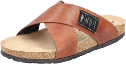 Merkloze Heren Mules Bruin Leer Comfort Wijdte G
