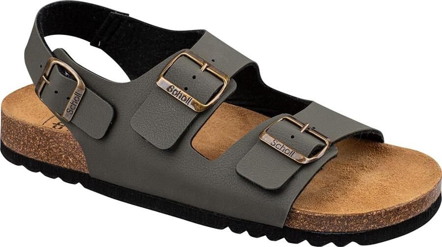 Merkloze Heren Sandalen Khaki Comfortabele Ergonomische Voetbed