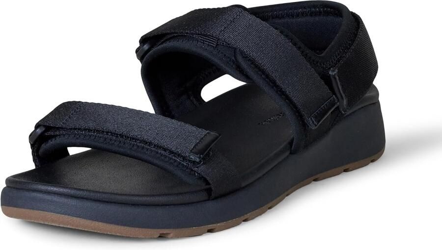 Merkloze Heren Sandalen met Verstelbare Banden Zwart