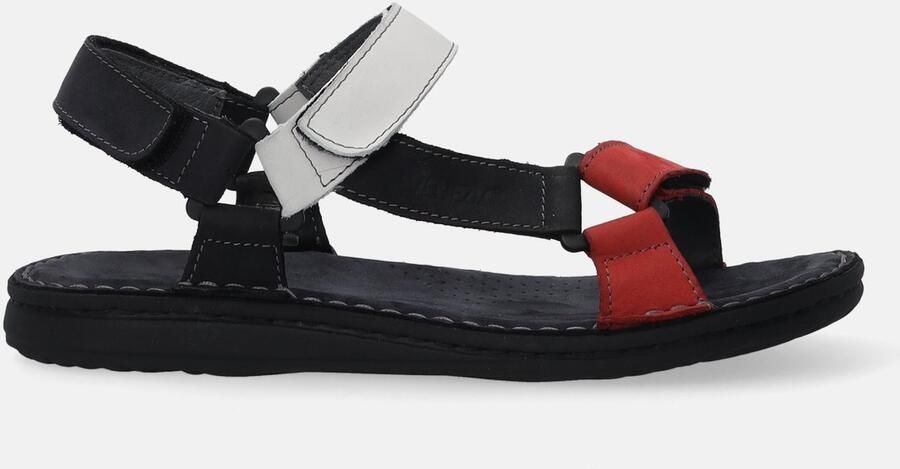 Merkloze Heren Sandalen Nubuck Klittenband Multikleur