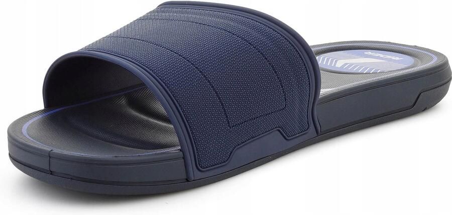 Merkloze Heren Slippers Blauw Comfortabele Zomer Slide