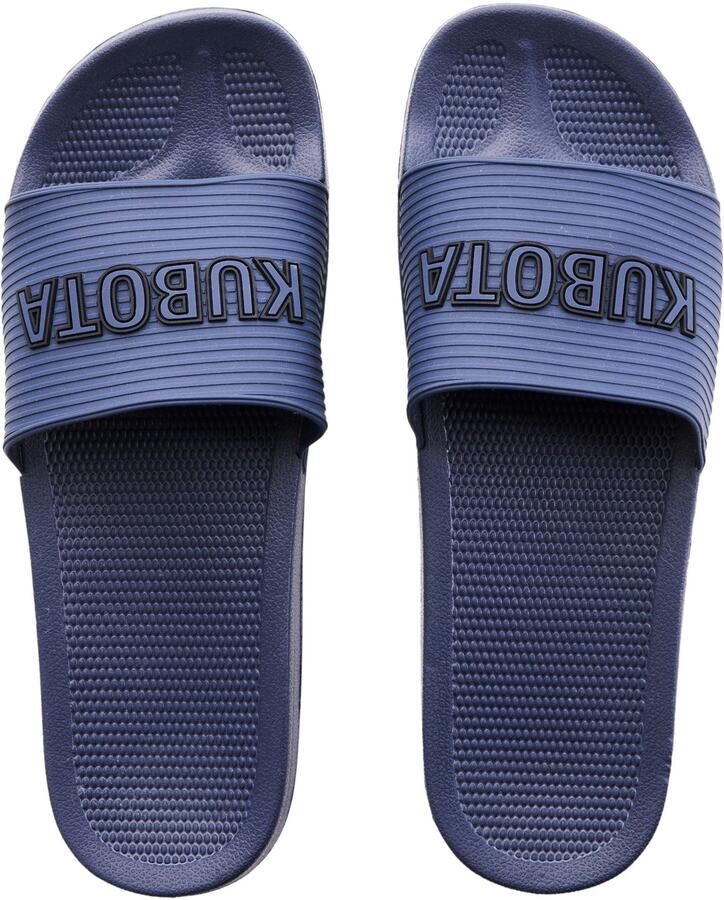 Merkloze Heren Slippers Blauw Zwembad & Strand
