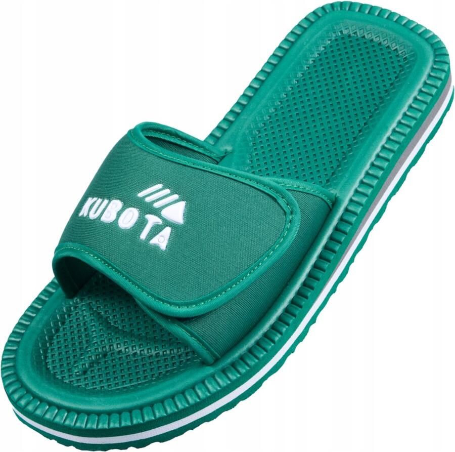 Merkloze Heren Slippers Groen Verstelbaar met Klittenband