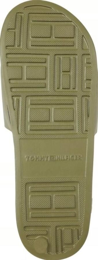 Merkloze Heren Slippers Khaki
