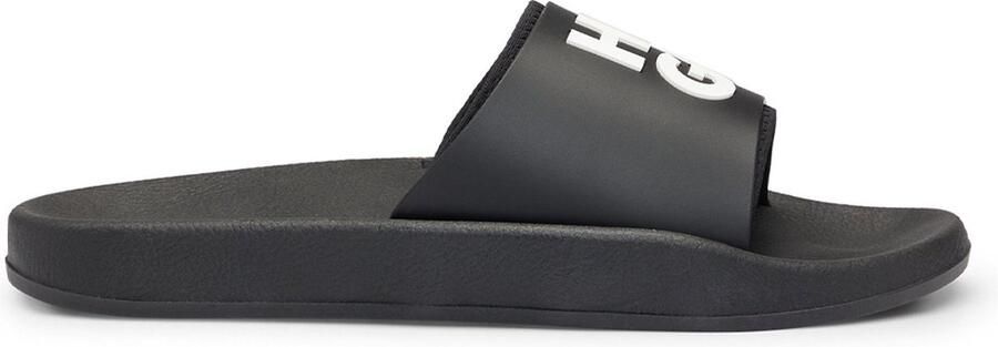 Merkloze Heren Slippers met Logo Bandjes Comfortabel & Stijlvol