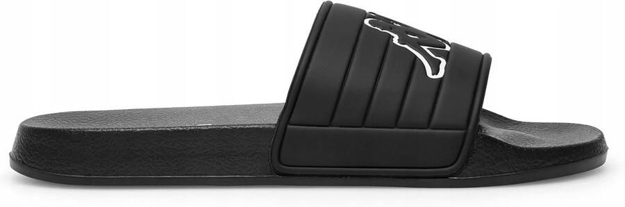 Merkloze Heren Slippers Zwart