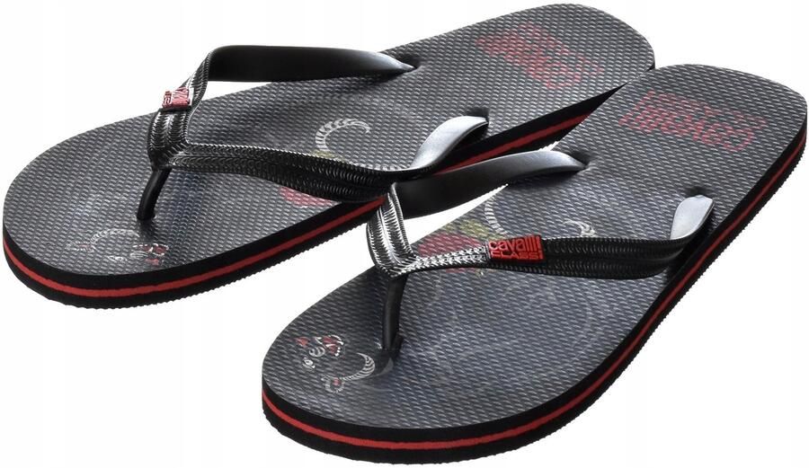 Merkloze Heren Slippers Zwart Rood Blauw