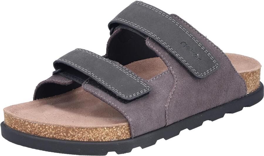 Rieker Slippers zomerschoen strand schoen huisschoen met voorgevormd voetbed