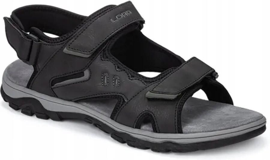 Merkloze Heren Wandelsandalen Zwart