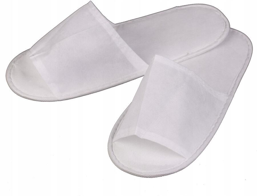 Merkloze Hotel Slippers 100 Paren Open Teen Wit