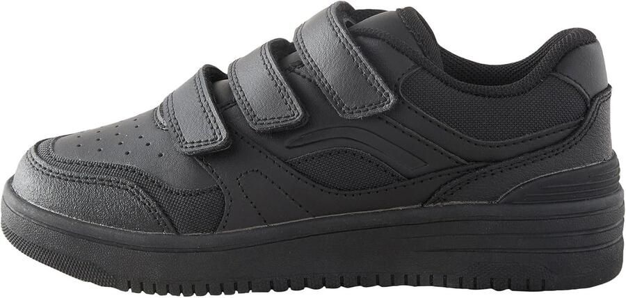 Merkloze Jongens Leren Schoenen met 3 Klittenbandsluitingen