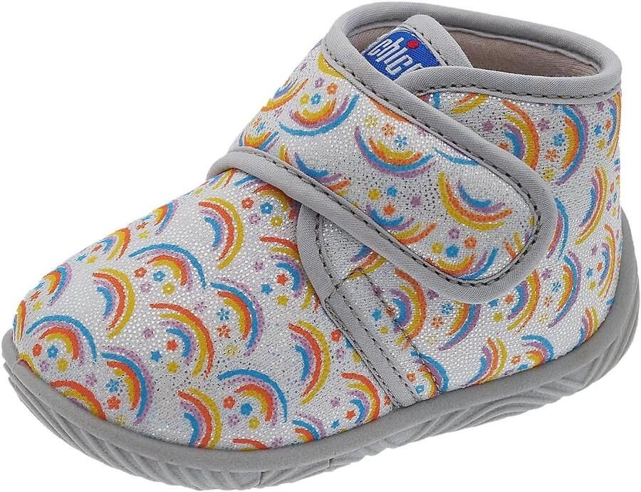 Merkloze Jongens Pantoffels Blauw met Ruimteprint Comfortabel & Flexibel