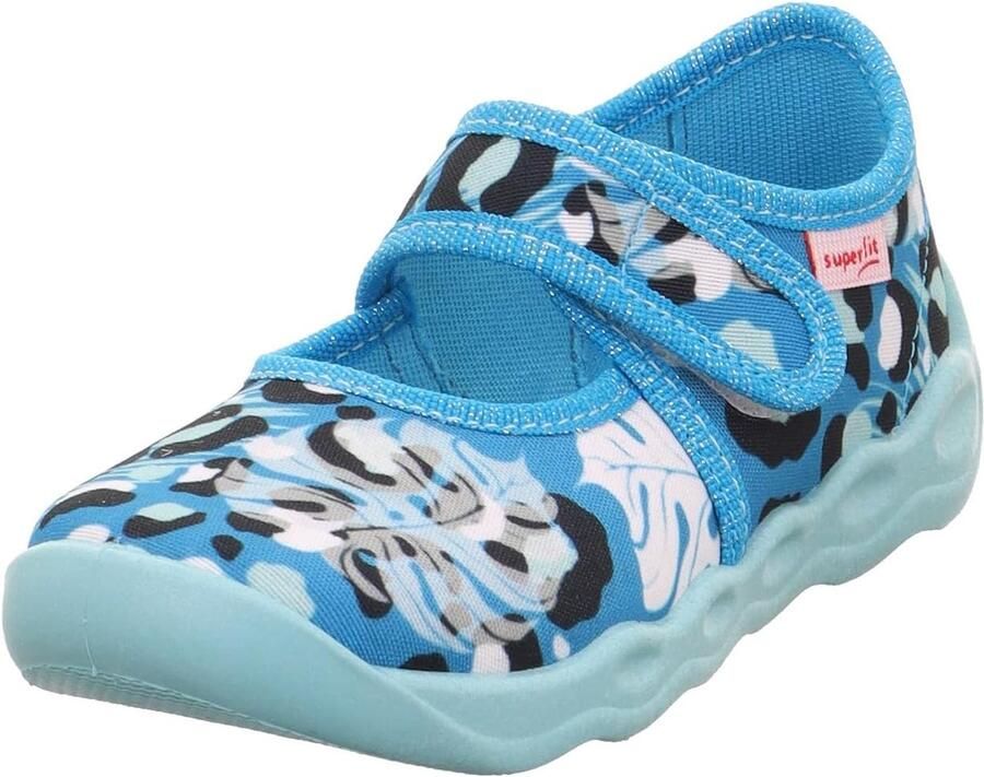 Merkloze Jongens Pantoffels met Bubble Zool Turquoise