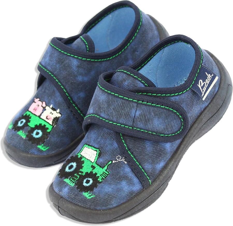 Kinderpantoffels Boerderij Tractor Antislip & Comfortabel