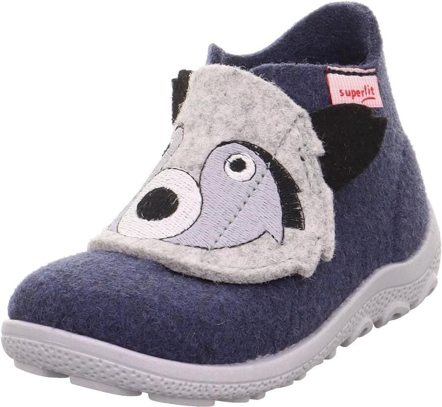 Merkloze Jongens Pantoffels met Wol