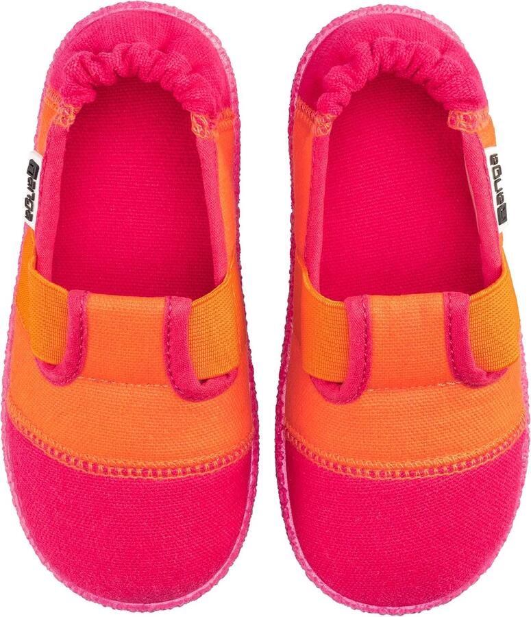 Merkloze Kinderpantoffels Oranje Roze