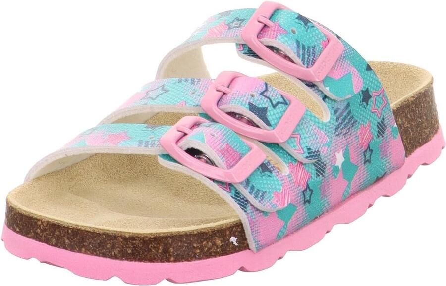 Merkloze Kindersandalen Lichte Groen Multikleur