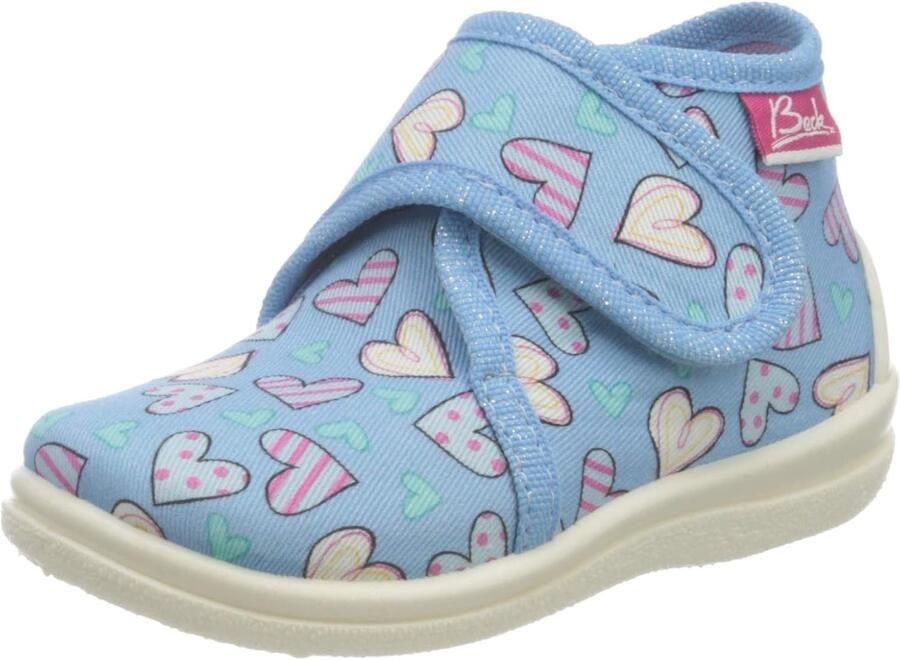 Merkloze Meisjes Pantoffels Blauw Comfortabel & Veilig
