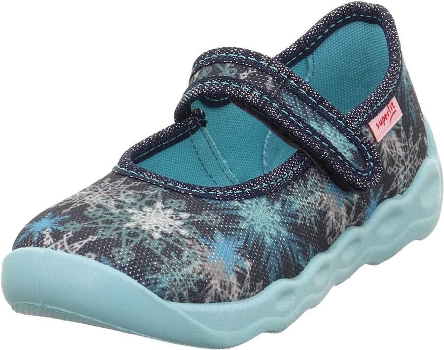Merkloze Meisjes Pantoffels Blauw Multikleur