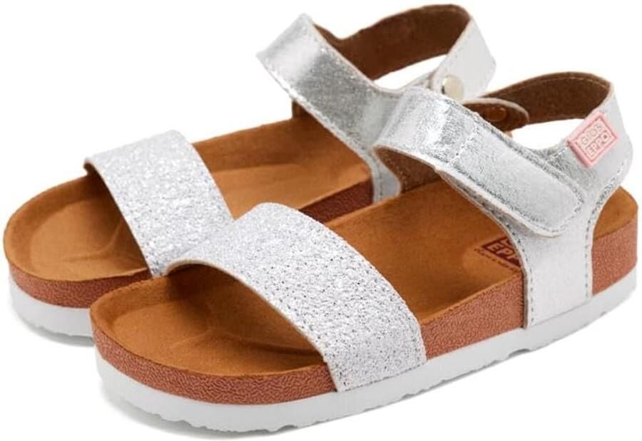 Merkloze Meisjes Sandalen Zilver