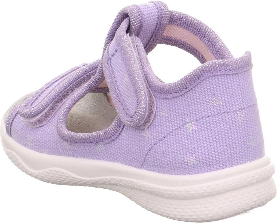 Merkloze Babyschoentjes Meisjes Paars Flexibele Slippers