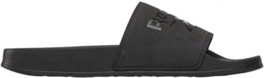 Merkloze Slides Zwart Comfortabele Instapsandalen voor en
