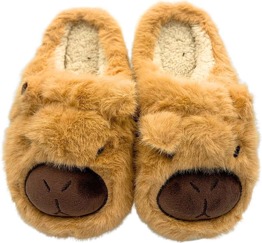 Merkloze Warme Kapibara Pantoffels