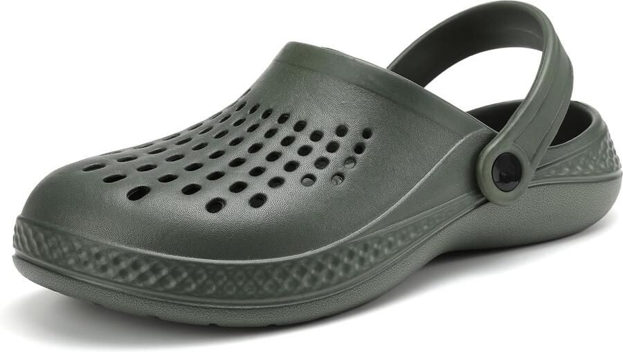 Merloos Heren Klompen Tuin Schoenen Zomer Slippers Strand Sandalen