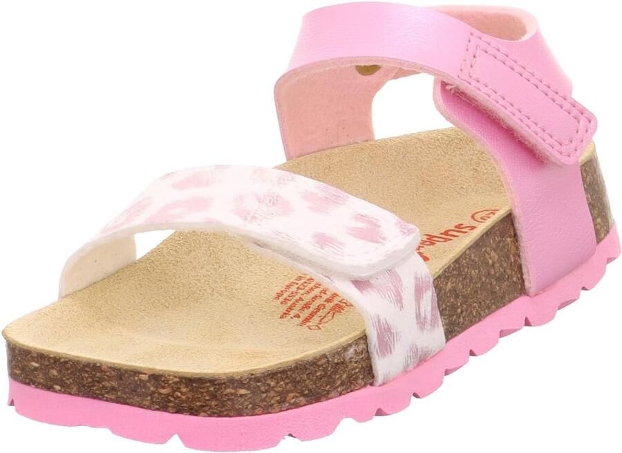 Merkloze meisjes slippers roze