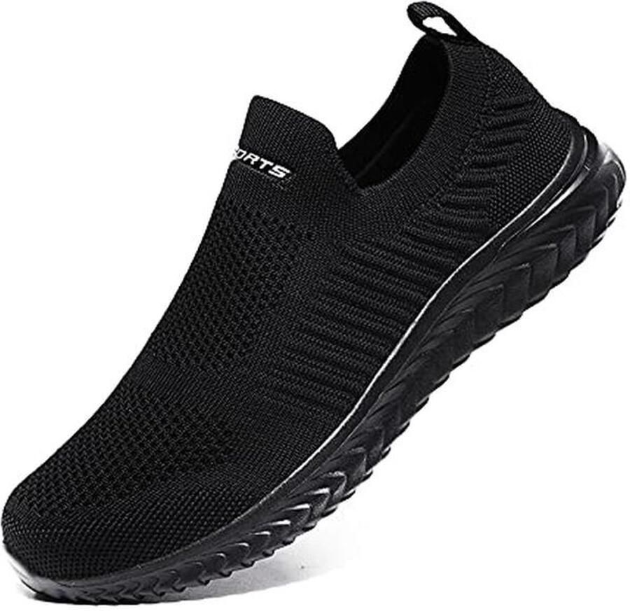 YisiNP Mesh sneakers sportschoenen slip on loopschoenen zonder veters nen schoenen sneakers fitnessschoenen