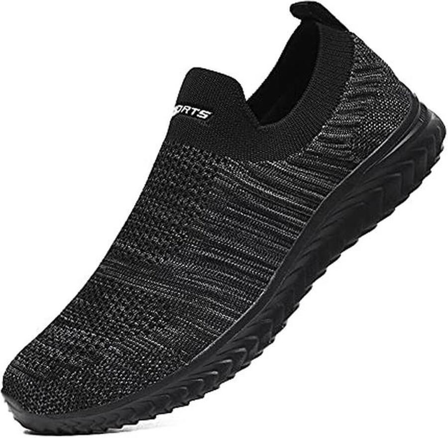 Mesh Sneakers voor en Slip On Sportschoenen zonder Veters