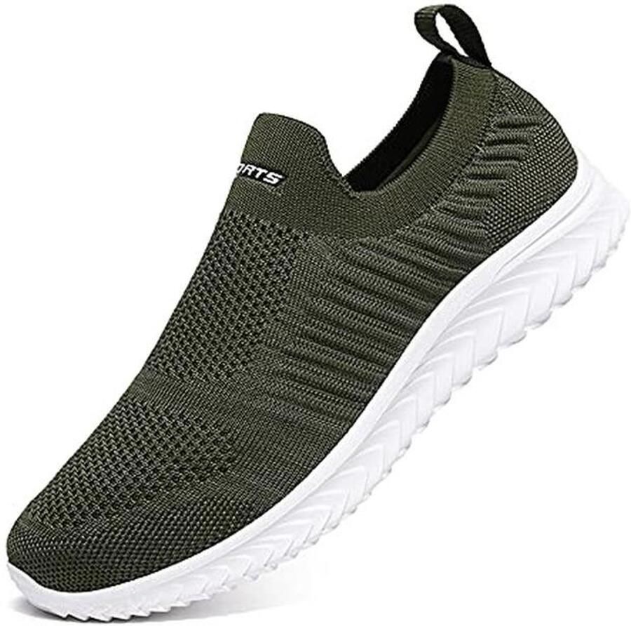 Mesh Sneakers voor en Sportieve Slip-On Hardloopschoenen