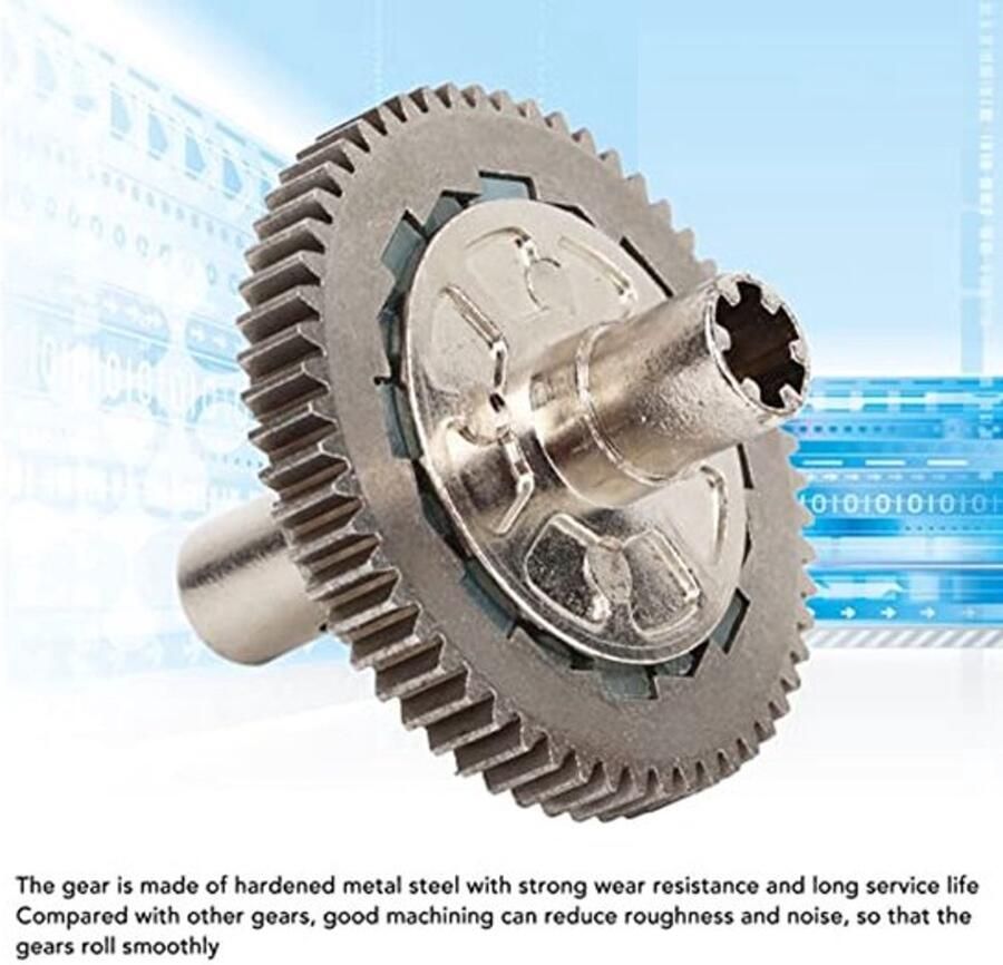 Metaal Staal 57T 0.8Mod Slipper Set Slipper Clutch Spur Gear voor Arrma 1 10 Granit voor Typhon 1 8 RC Auto Metaal Staal Slipper Set voor RC Auto Spur Gear Slipper Clutch Set