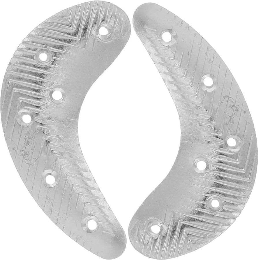 Metalen Hielplaten Reparatie Set voor Herenschoenen en Laarzen Duurzame Hielbeschermers met Schroeven