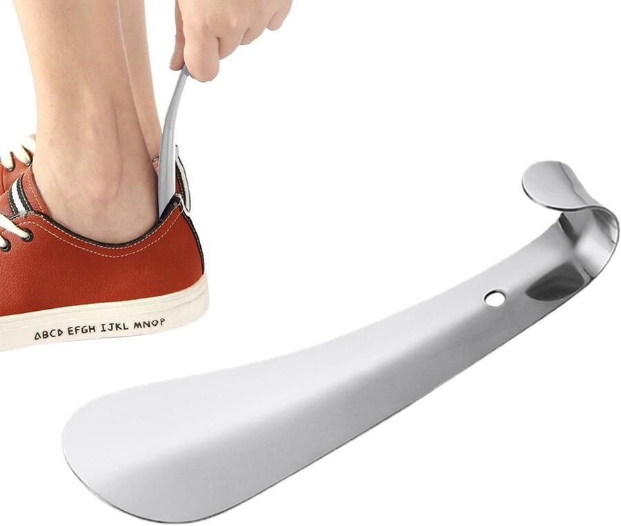 Metalen Schoenlepel Schoenhulp Makkelijk Schoenen Aantrekken Robuust Roestvrij Staal Lengte