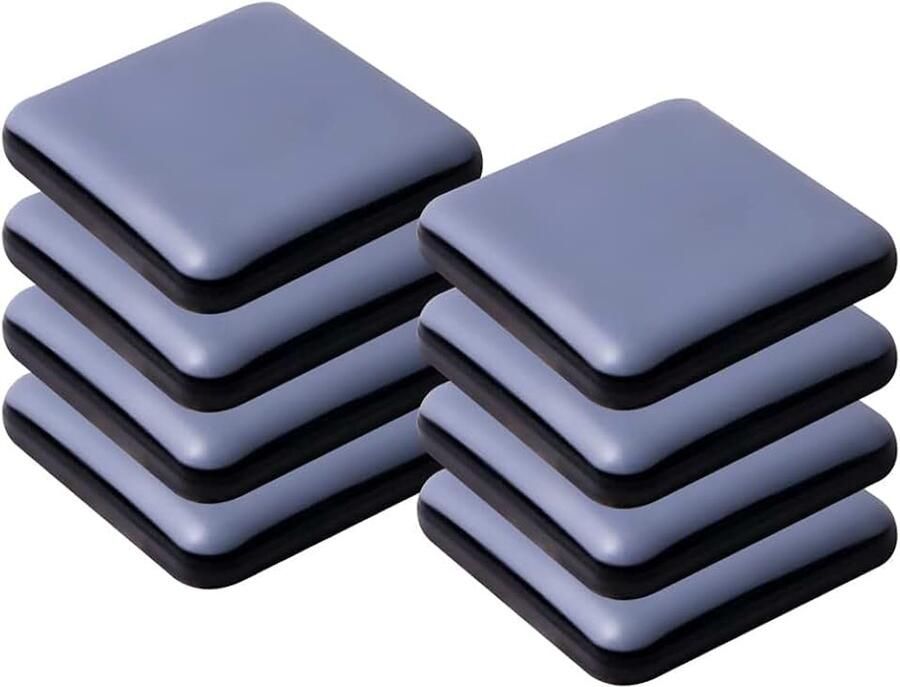 Meubelschuifregelaars voor tapijt en hardhouten vloeren zelfklevende meubelglijders zelfklevende meubelschuifregelaars pads (8 vierkant 40 mm)