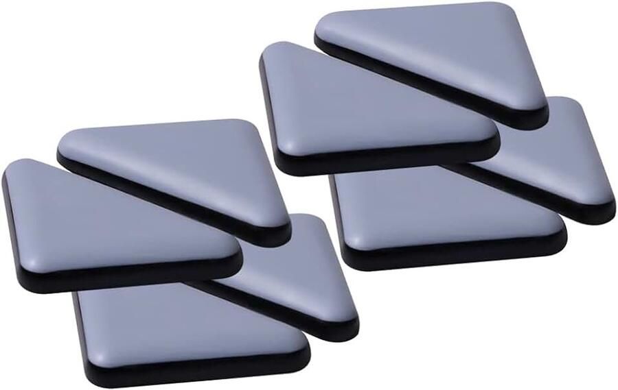 Meubelschuifregelaars voor tapijt en hardhouten vloeren zelfklevende meubelglijders zelfklevende meubelschuifregelaars pads (driehoek35 mm 8)