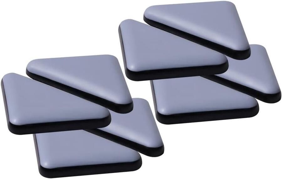 Meubelschuifregelaars voor tapijt en hardhouten vloeren zelfklevende meubelglijders zelfklevende meubelschuifregelaars pads (driehoek35 mm 8)