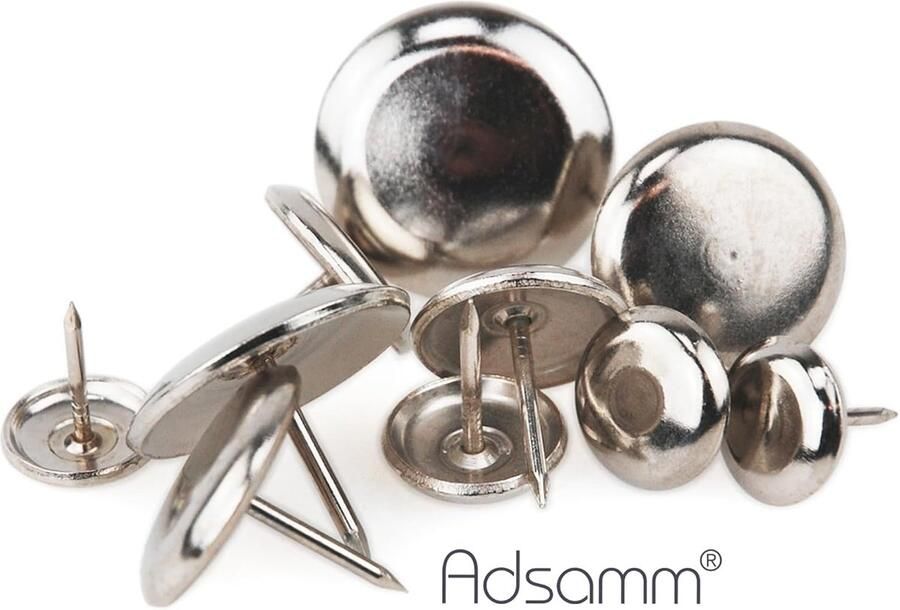 MG-N-30-32 MG-N-30 32 x metalen glijders met spijker zilver Ø mm