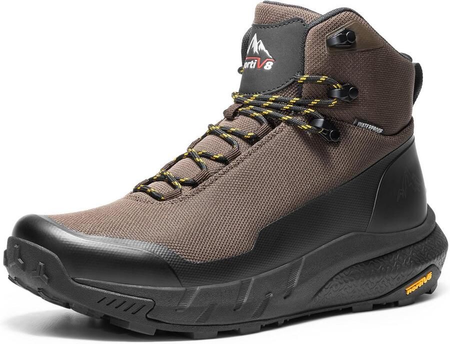 Mid Hoge Waterdichte Wandelschoenen voor Heren Outdoor & Trekking