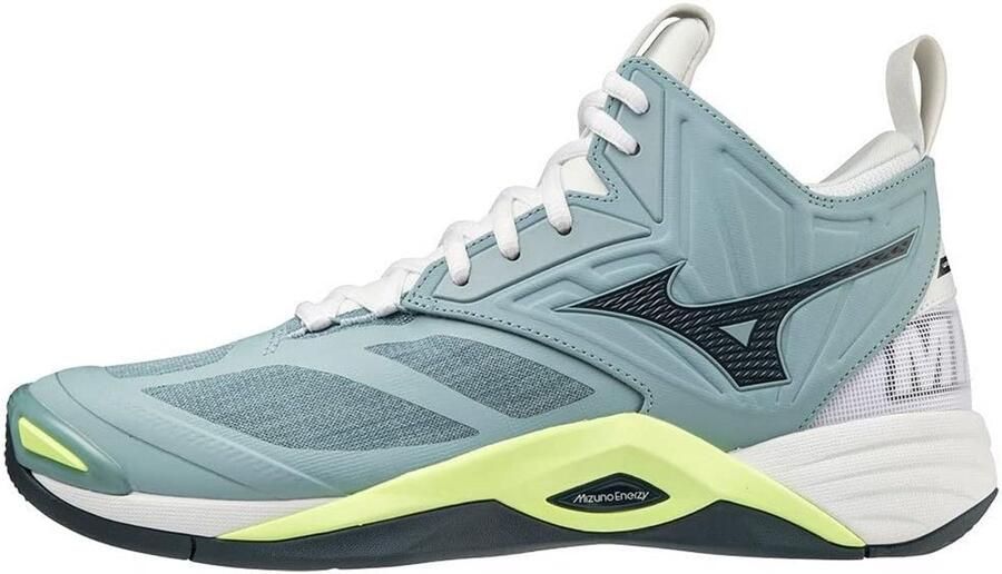 Middenhoge sportschoen voor volleybal en zaalsporten met optimale stabiliteit en demping