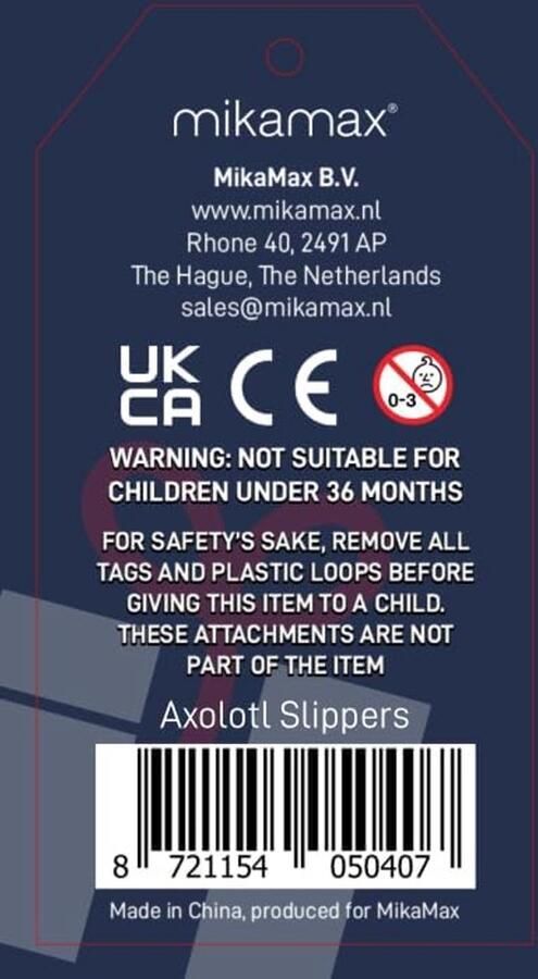 Mikamax Axolotl Pluche pantoffels grappige dierenpantoffels voor en knuffelig en comfortabel antislip (eenheidsmaat)