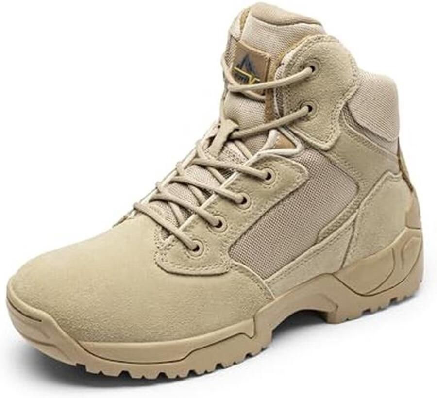 Militaire tactische werklaarzen voor heren leren gevechtslaarzen voor motorfietsen