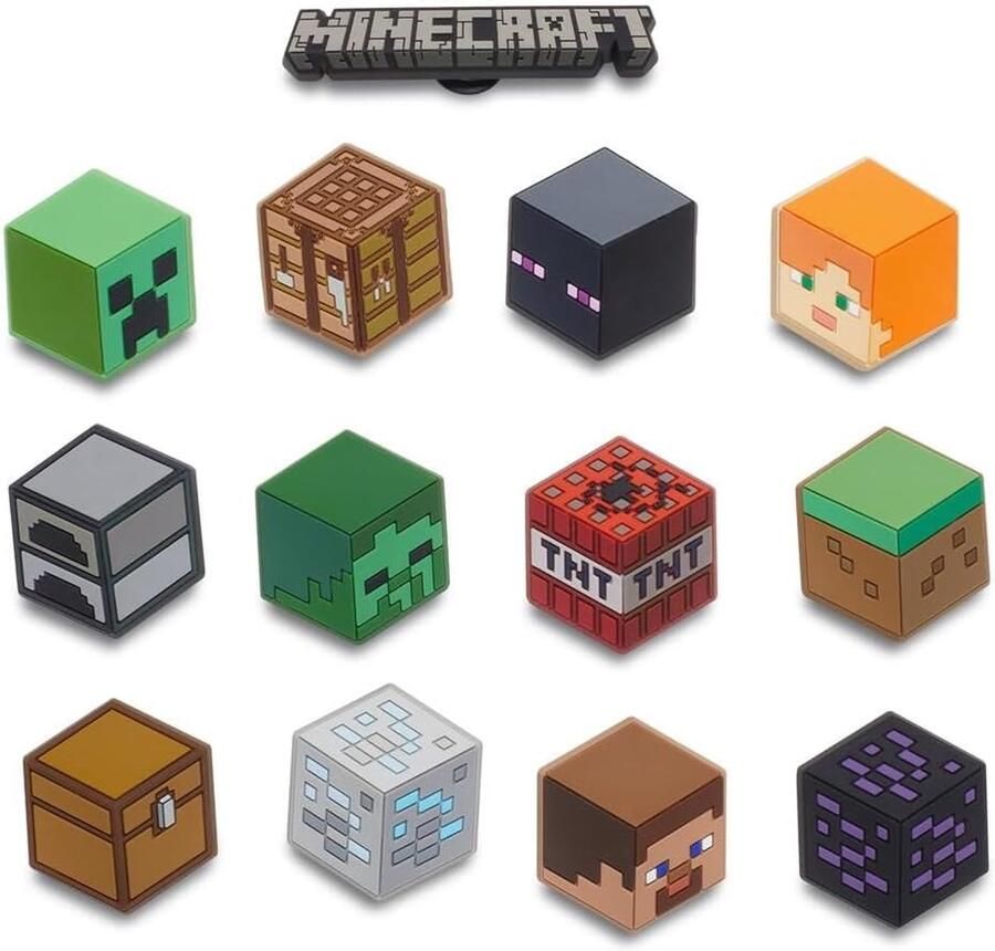 Minecraft Jibbitz Charms 13 Stuks Schoensieraden