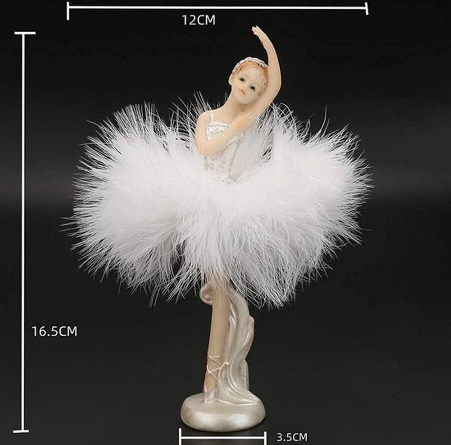 Mini ballerina ornament voor thuis en kantoor Decoratie voor dansliefhebbers